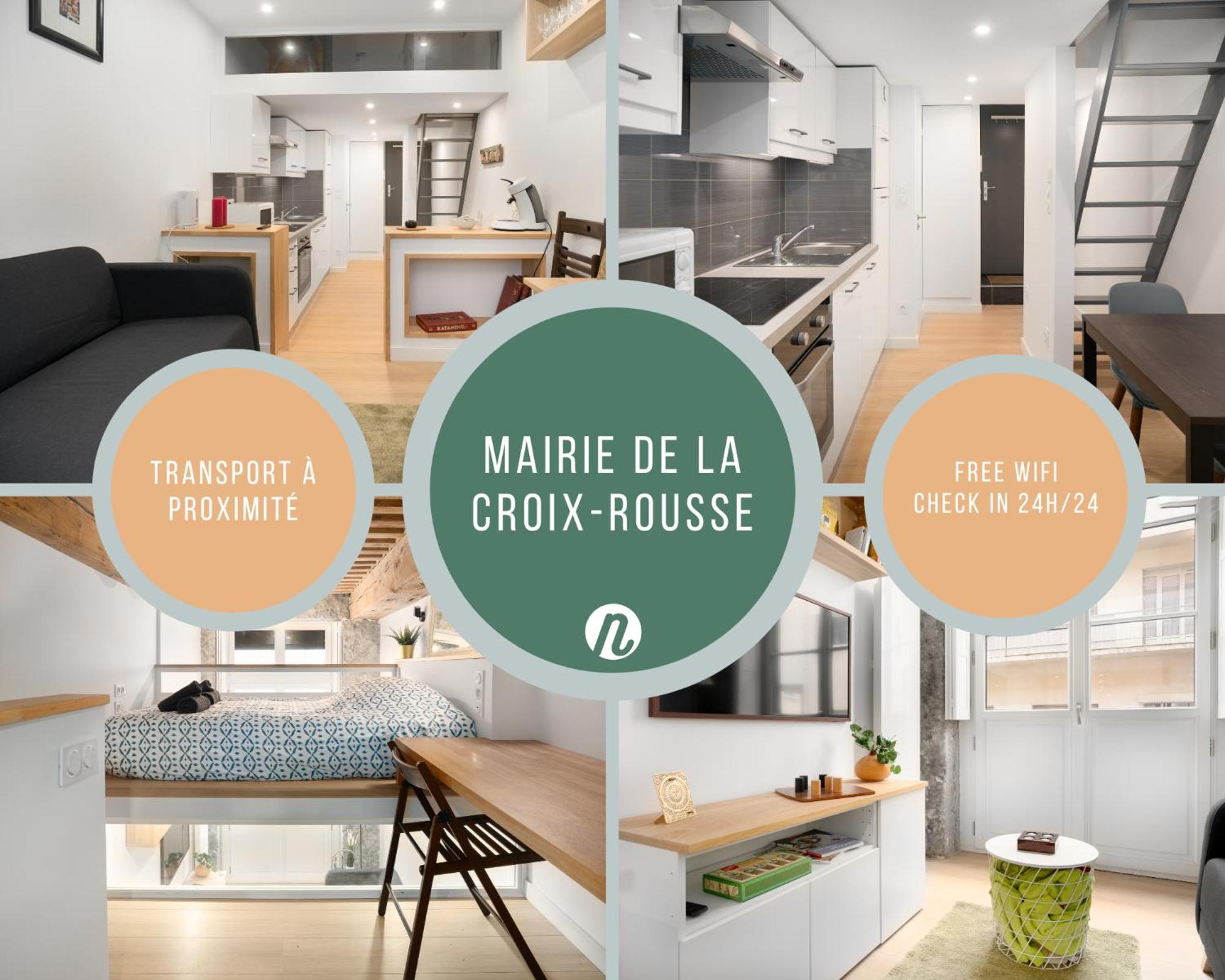 リヨンCroix Rousse-Duplex De Charmeアパートメント エクステリア 写真